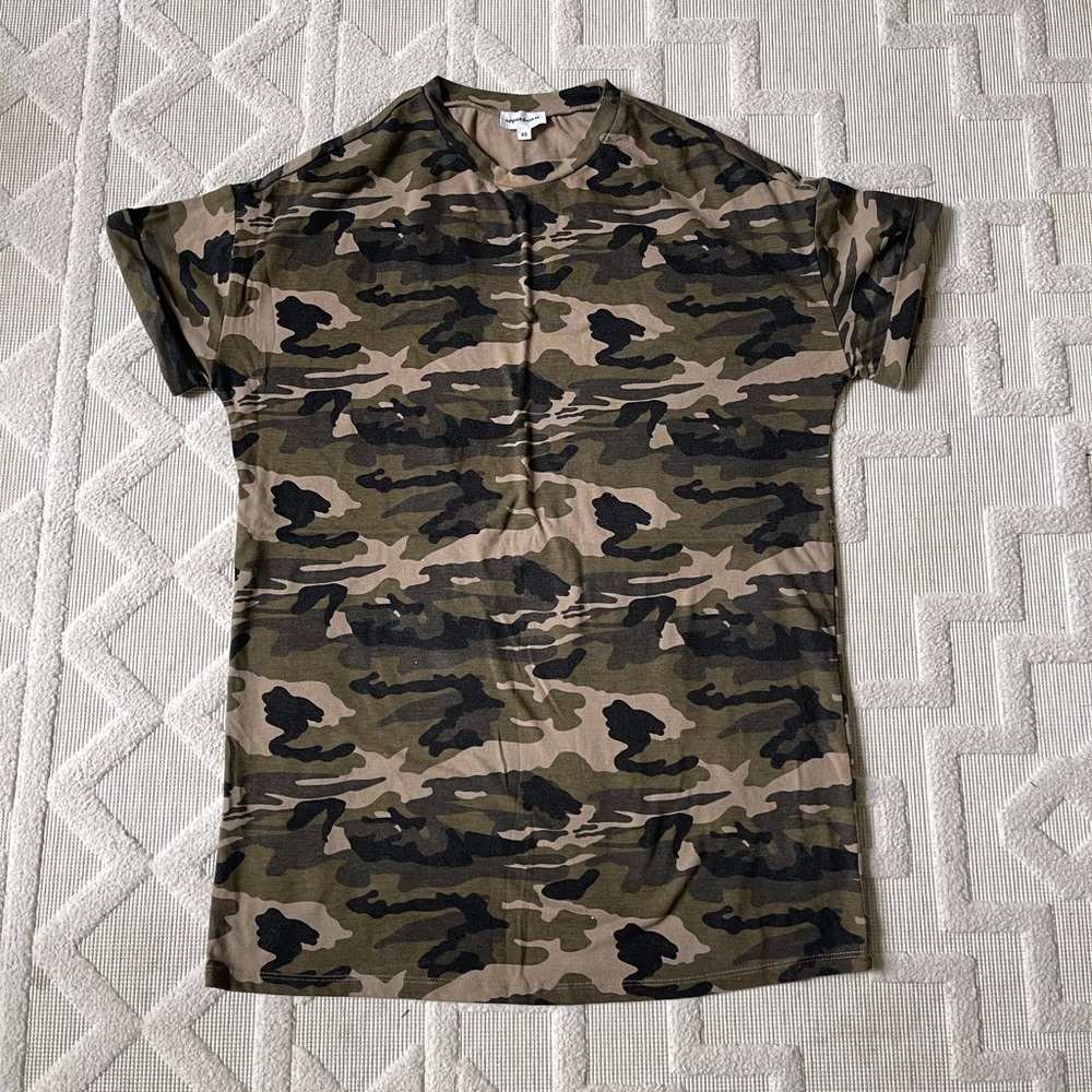 Camo oversized tee-shirt